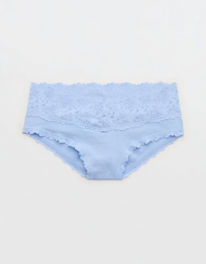 Superchill Cotton Rosey Lace Cheeky Underwear