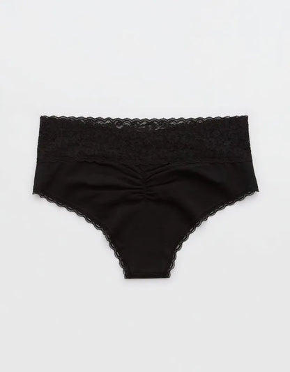 Superchill Vintage Lace Cotton Cheeky Underwear
