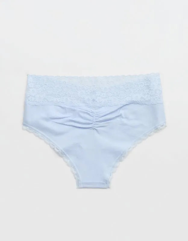 Superchill Vintage Lace Cotton Cheeky Underwear
