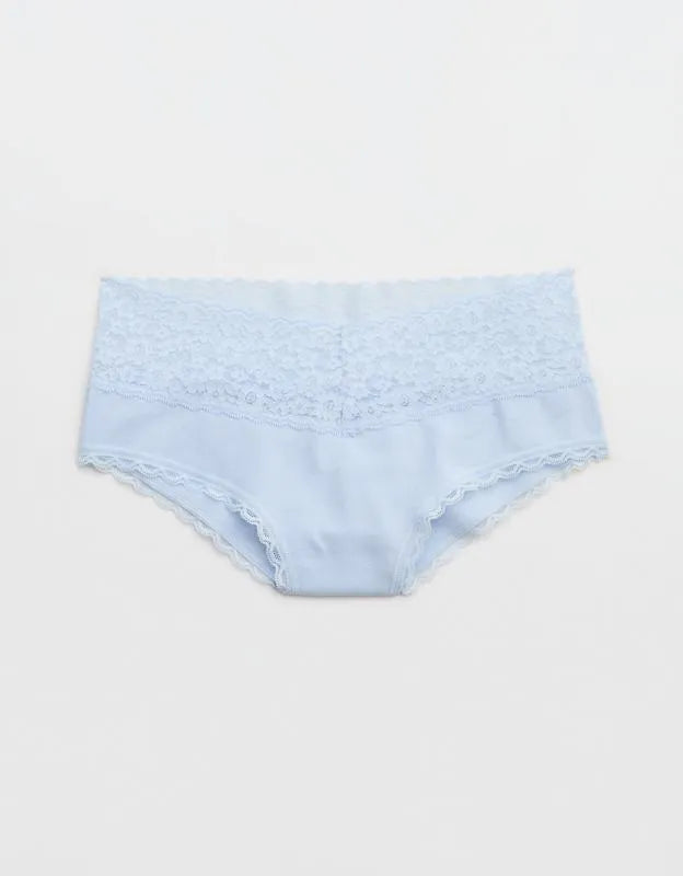 Superchill Vintage Lace Cotton Cheeky Underwear