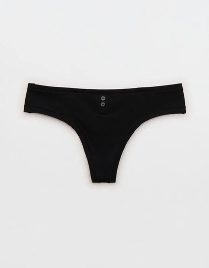 Superchill Cotton Button Thong Underwear