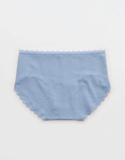 Superchill Cotton Pointelle Lace Boybrief Underwear