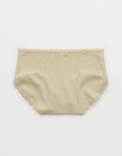 Superchill Cotton Pointelle Lace Boybrief Underwear