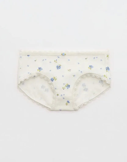 Superchill Cotton Pointelle Lace Boybrief Underwear