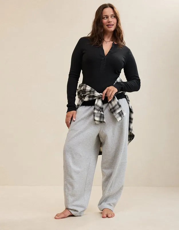 Aerie Essential Henley Layering T-Shirt