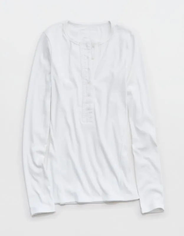 Aerie Essential Henley Layering T-Shirt
