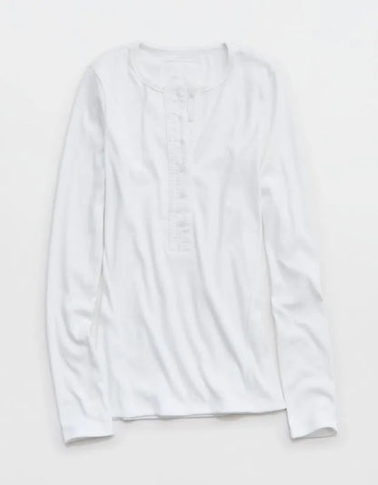 Aerie Essential Henley Layering T-Shirt