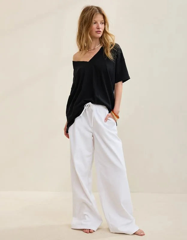 Aerie Basic V-Neck Boyfriend T-Shirt