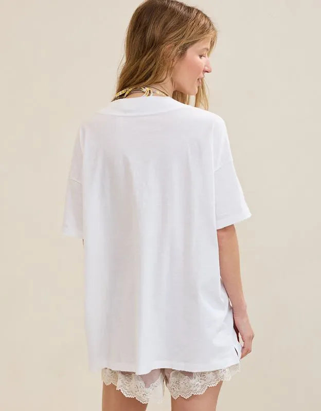 Aerie Basic V-Neck Boyfriend T-Shirt