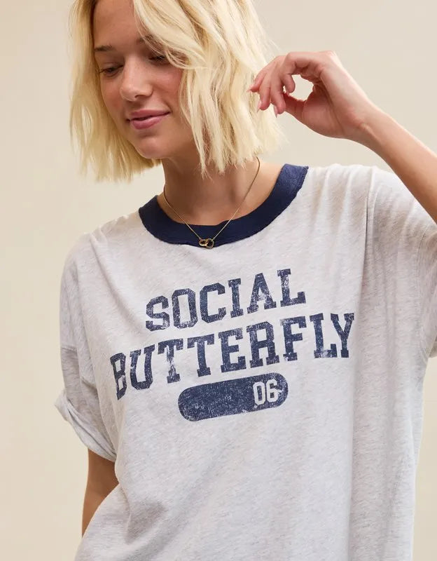 Aerie Oversized Crew Boyfriend T-Shirt