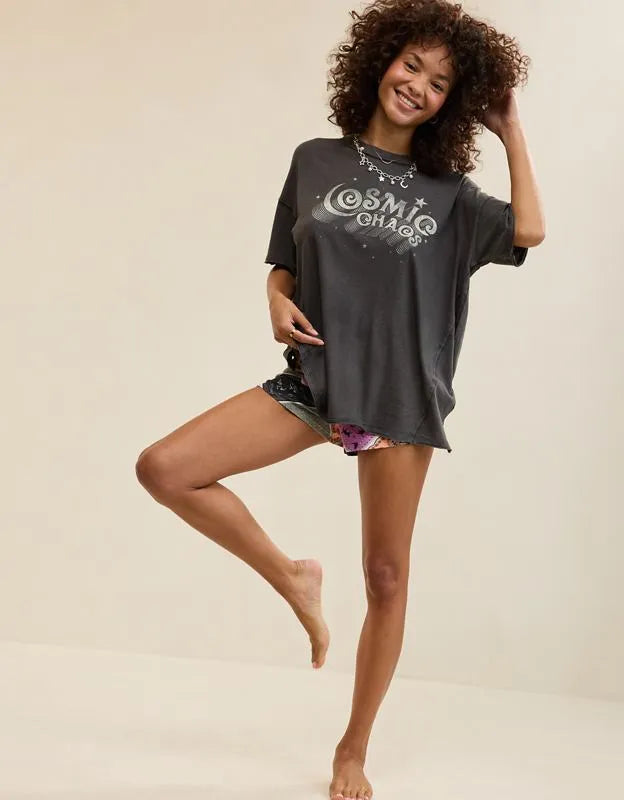 Aerie Oversized Crew Boyfriend T-Shirt