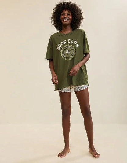 Aerie Oversized Crew Boyfriend T-Shirt