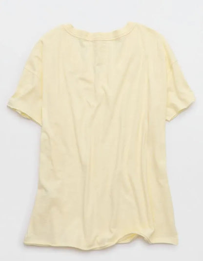 Aerie Oversized V-Neck Boyfriend T-Shirt