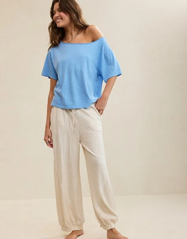 Aerie Off-The-Shoulder Relaxed T-Shirt