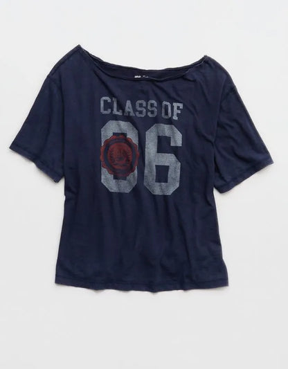 Aerie Off-The-Shoulder Relaxed T-Shirt