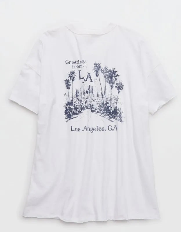Aerie Oversized Crew Boyfriend T-Shirt