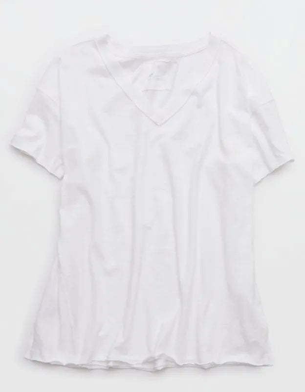 Aerie Oversized V-Neck Boyfriend T-Shirt