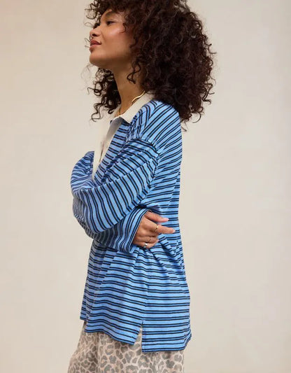 Aerie Cozy Polo Boyfriend T-Shirt