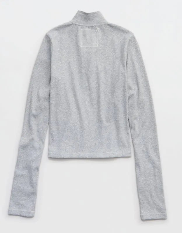 Aerie Long Sleeve Quarter Zip T-Shirt