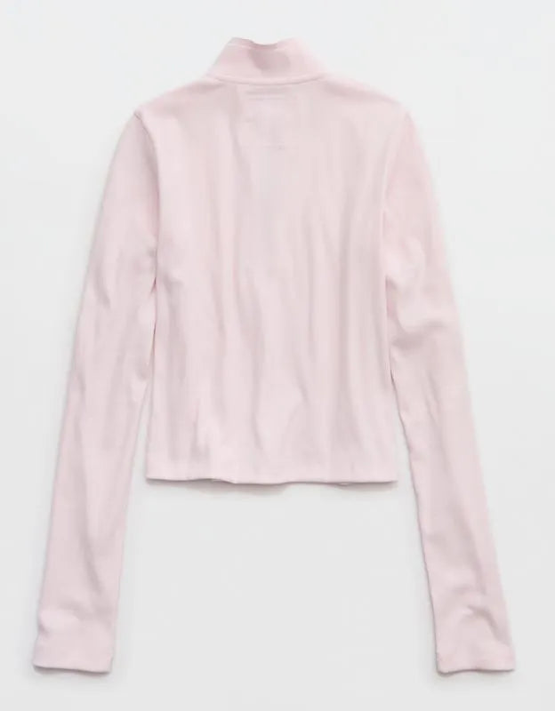 Aerie Long Sleeve Quarter Zip T-Shirt