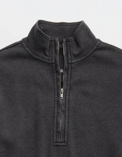 Aerie Long Sleeve Quarter Zip T-Shirt