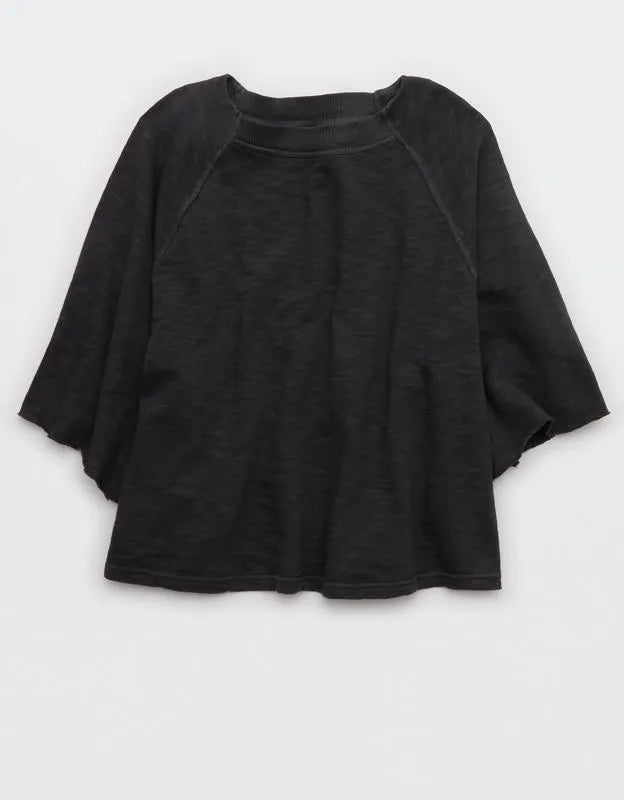 Aerie It's Casual Knit Slub T-Shirt