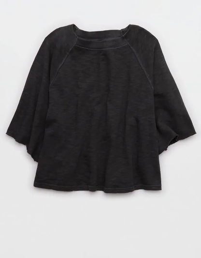 Aerie It's Casual Knit Slub T-Shirt