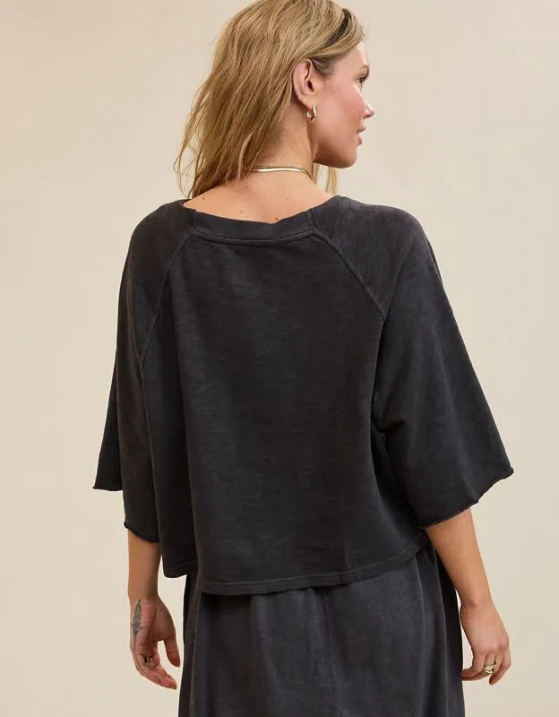 Aerie It's Casual Knit Slub T-Shirt