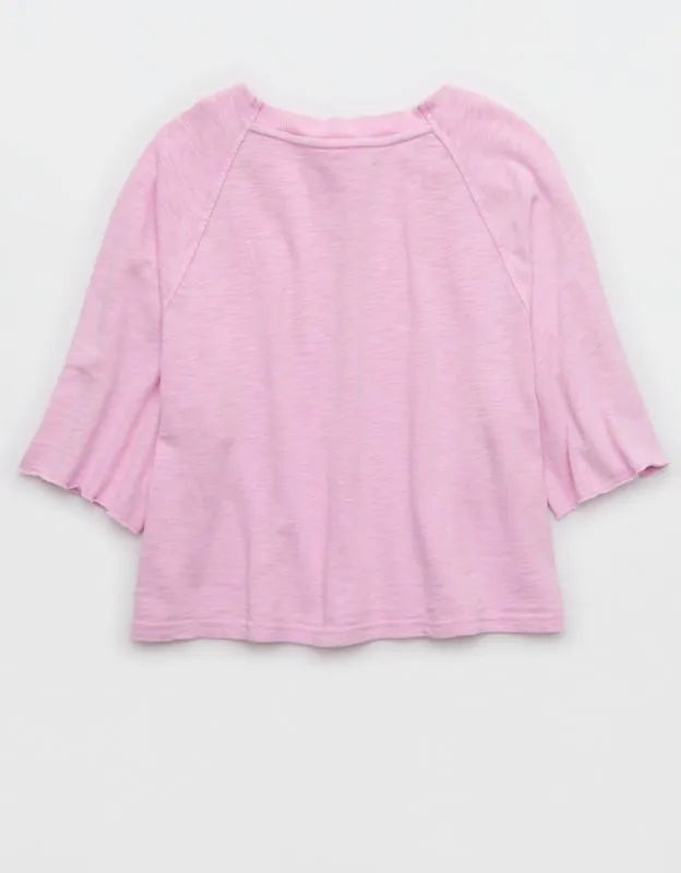 Aerie It's Casual Knit Slub T-Shirt