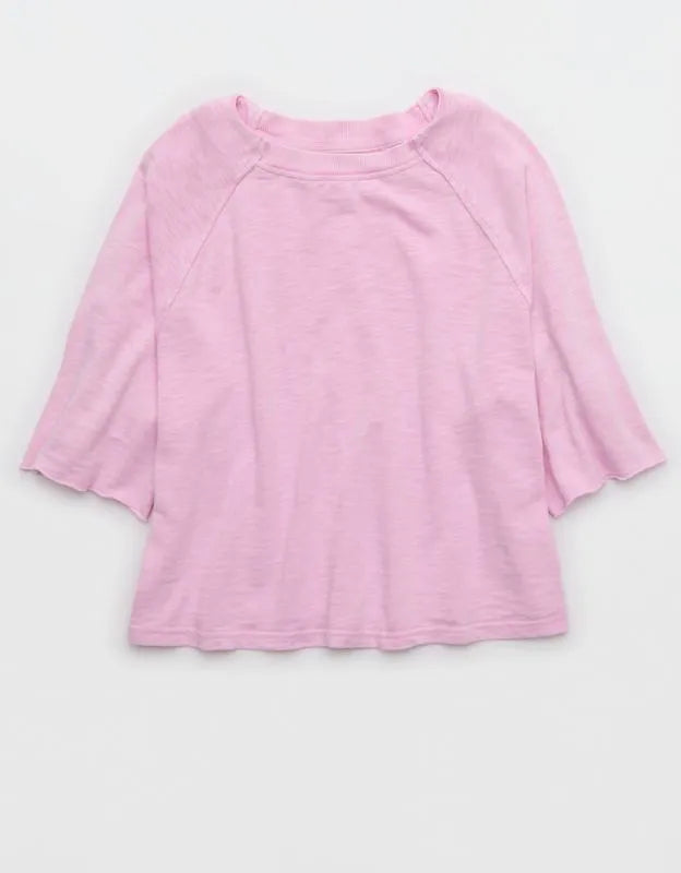 Aerie It's Casual Knit Slub T-Shirt