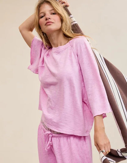 Aerie It's Casual Knit Slub T-Shirt