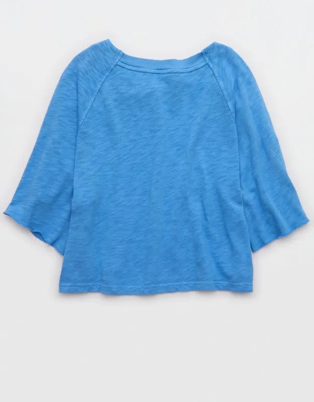 Aerie It's Casual Knit Slub T-Shirt