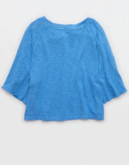 Aerie It's Casual Knit Slub T-Shirt