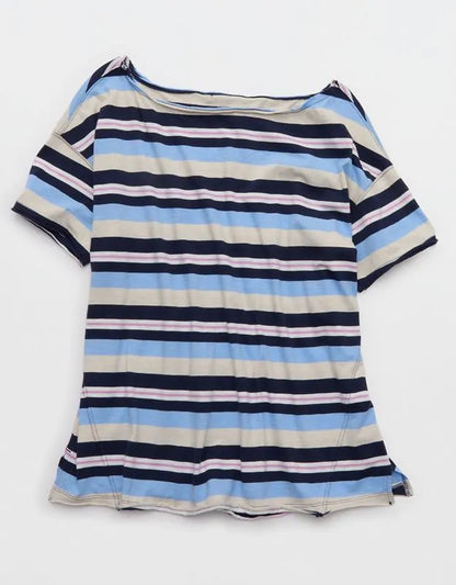 Aerie Off The Shoulder Oversized Boyfriend T-Shirt