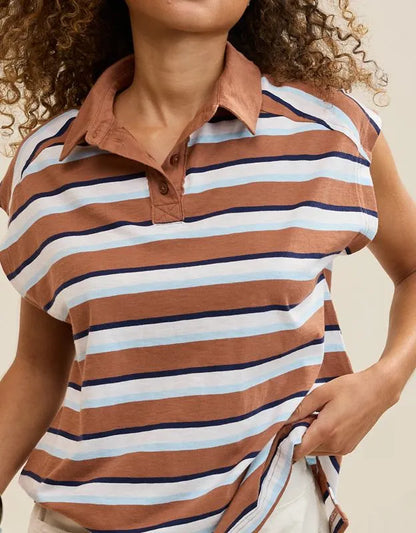 Aerie Happiest Oversized Polo T-Shirt