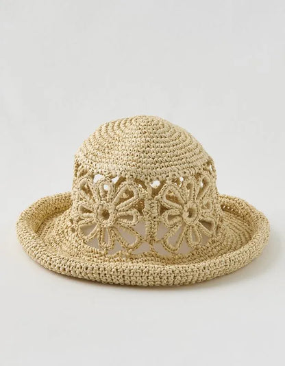 Aerie Flower Straw Hat