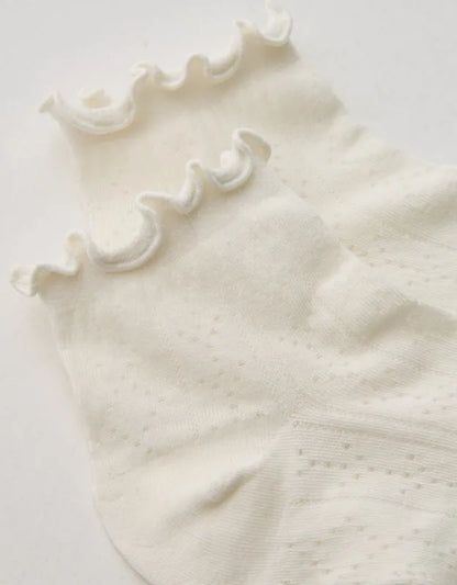 Aerie Pointelle Cotton Shortie Socks