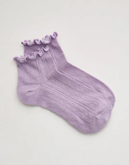 Aerie Pointelle Cotton Shortie Socks