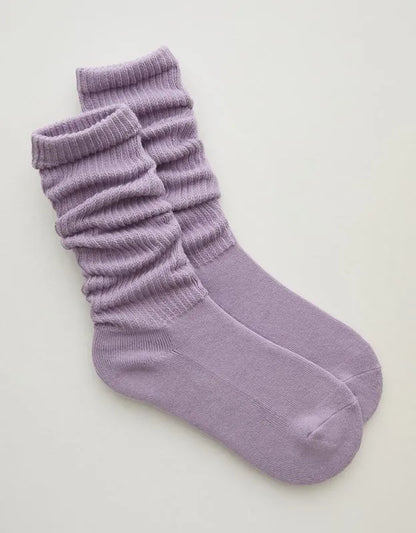 Aerie Ribbed Slouch Socks