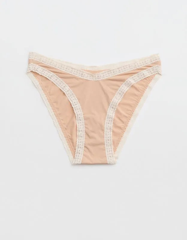 SMOOTHEZ Microfiber Lace Bikini Underwear
