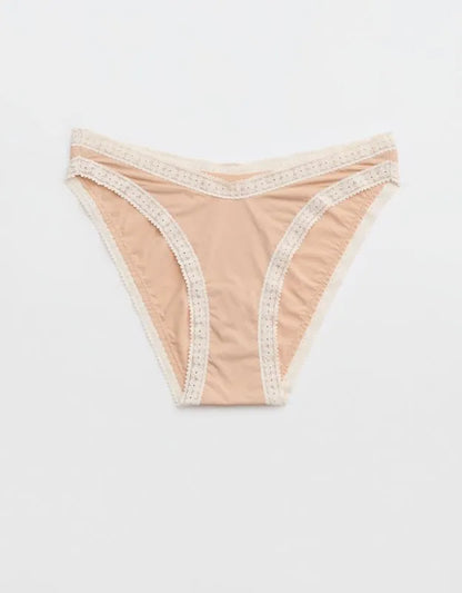 SMOOTHEZ Microfiber Lace Bikini Underwear