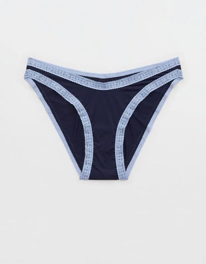 SMOOTHEZ Microfiber Lace Bikini Underwear