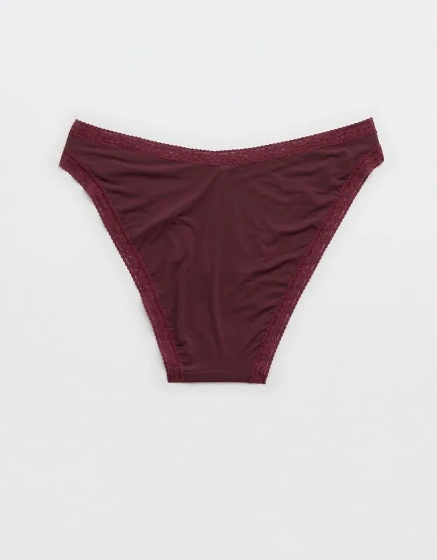 SMOOTHEZ Microfiber Lace Bikini Underwear