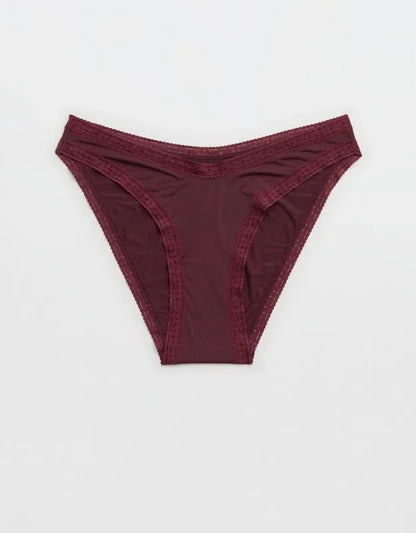 SMOOTHEZ Microfiber Lace Bikini Underwear