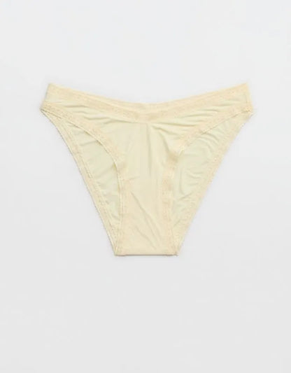 SMOOTHEZ Microfiber Lace Bikini Underwear