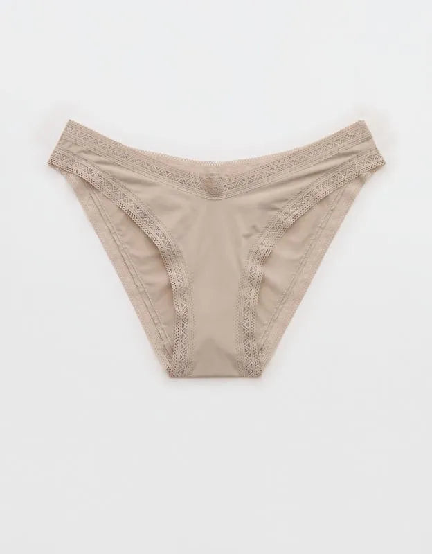 SMOOTHEZ Microfiber Lace Bikini Underwear