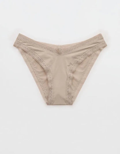 SMOOTHEZ Microfiber Lace Bikini Underwear