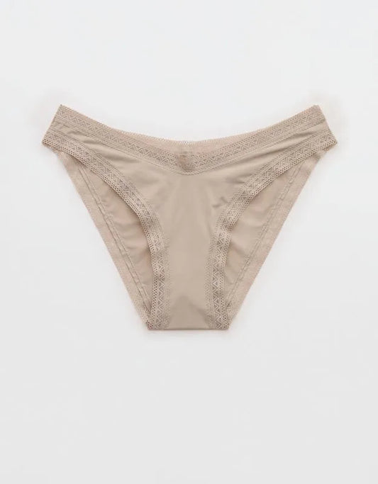 SMOOTHEZ Microfiber Lace Bikini Underwear