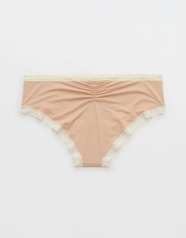 SMOOTHEZ Microfiber Lace Cheeky Underwear