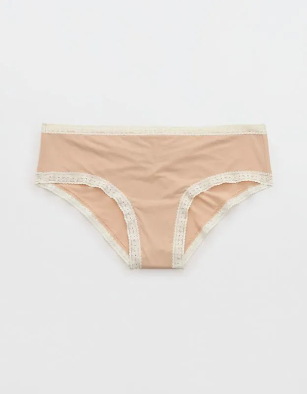 SMOOTHEZ Microfiber Lace Cheeky Underwear